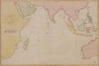 CARTE GENERALE DE LA MER DES INDES, PIERRE DAUSSY, 1841