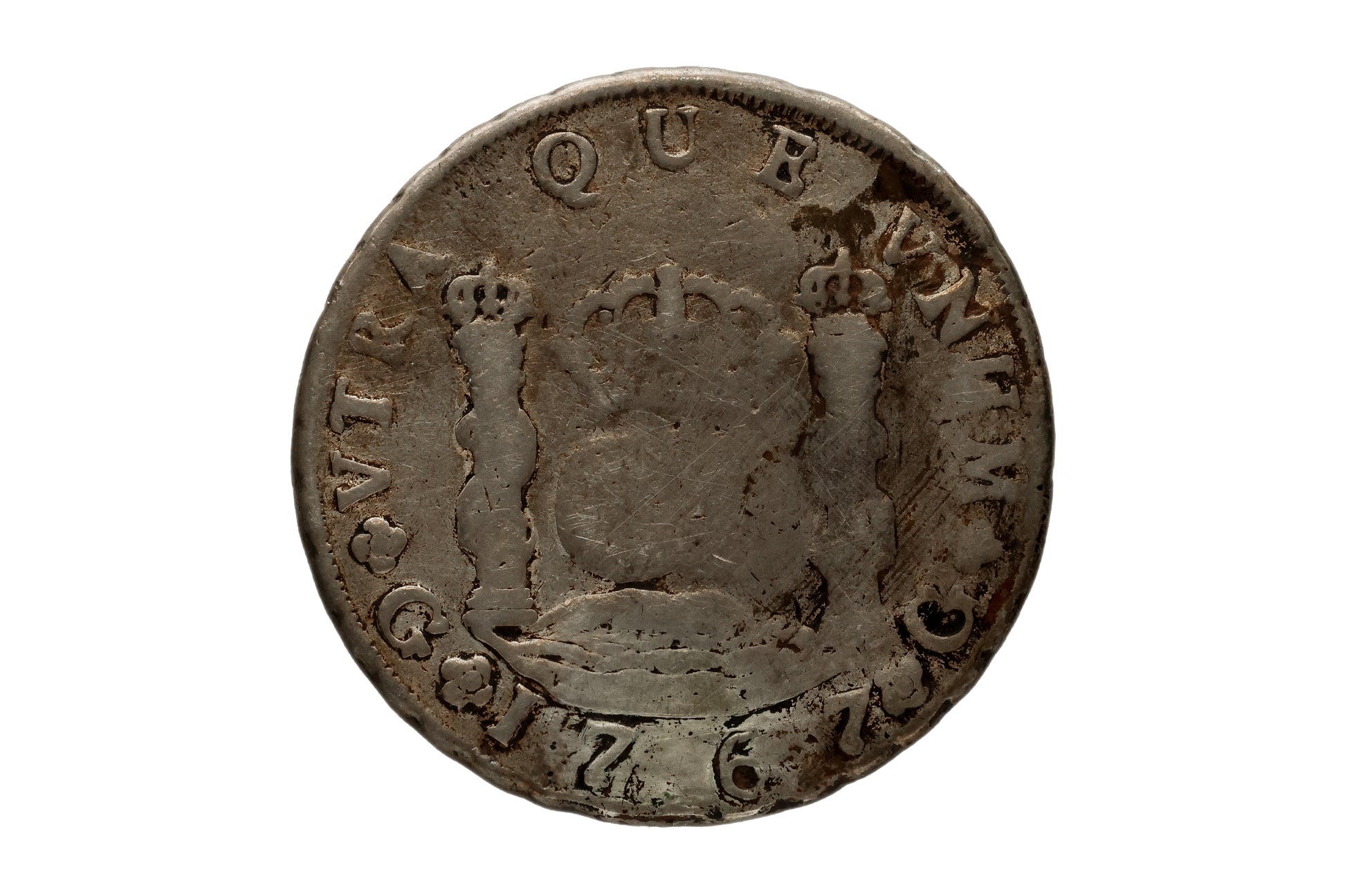 GUATEMALA CHARLES III 8 REALES 1767 P