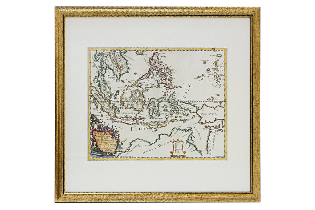 A 1683 MAP OF THE EAST INDIES