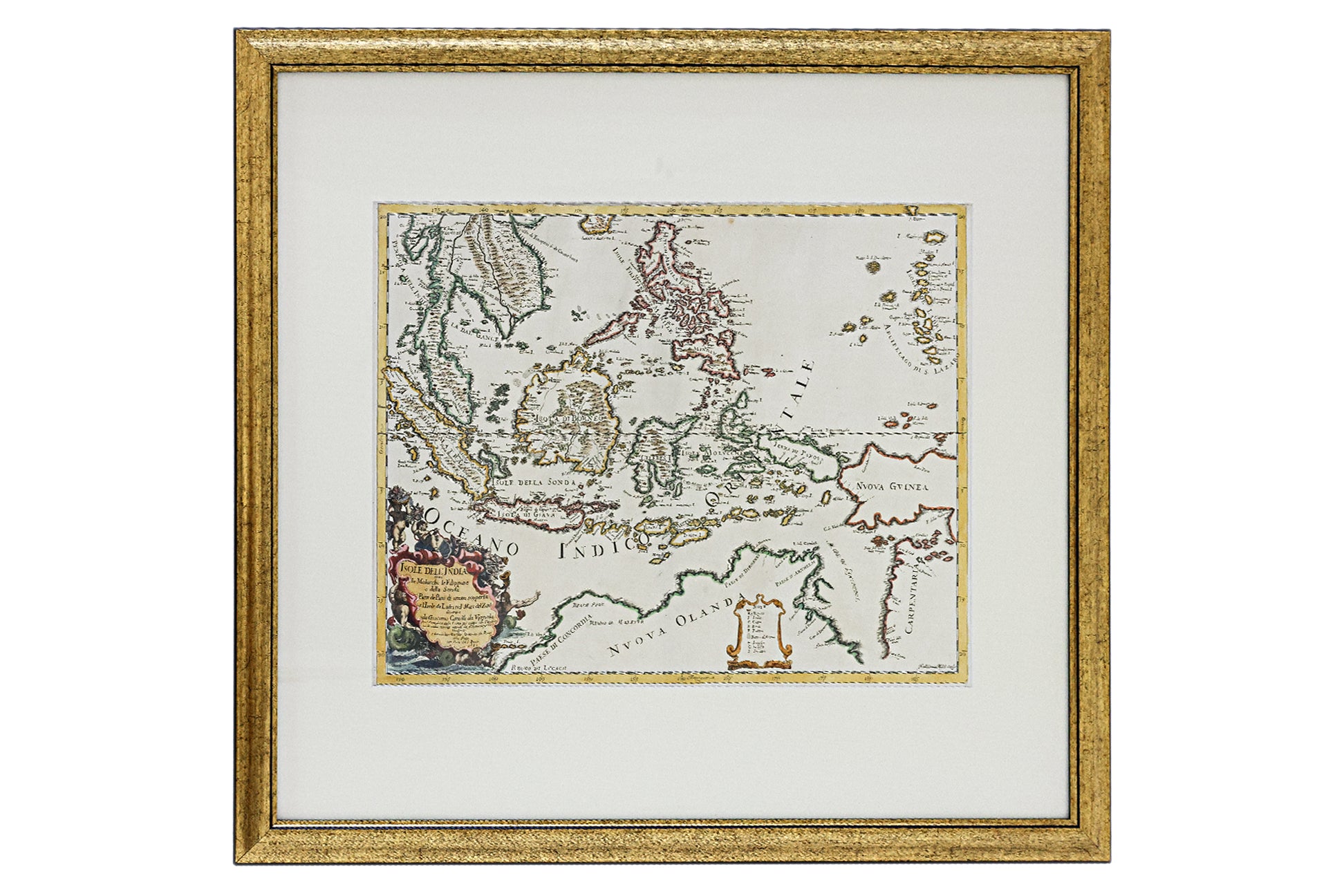 A 1683 MAP OF THE EAST INDIES
