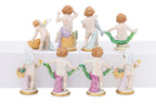A GROUP OF EIGHT SITZENDORF PORCELAIN FIGURES OF PUTTI