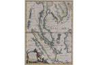 A RARE 17TH CENTURY FRENCH MAP OF SIAM AND SOUTHEAST ASIA