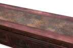 A CHINESE GILT DECORATED LOW CABINET