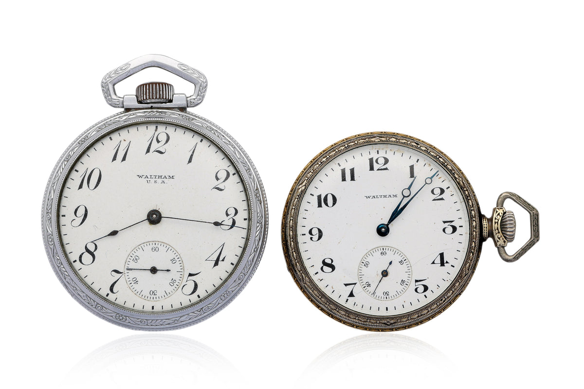 TWO WALTHAM POCKET WATCHES