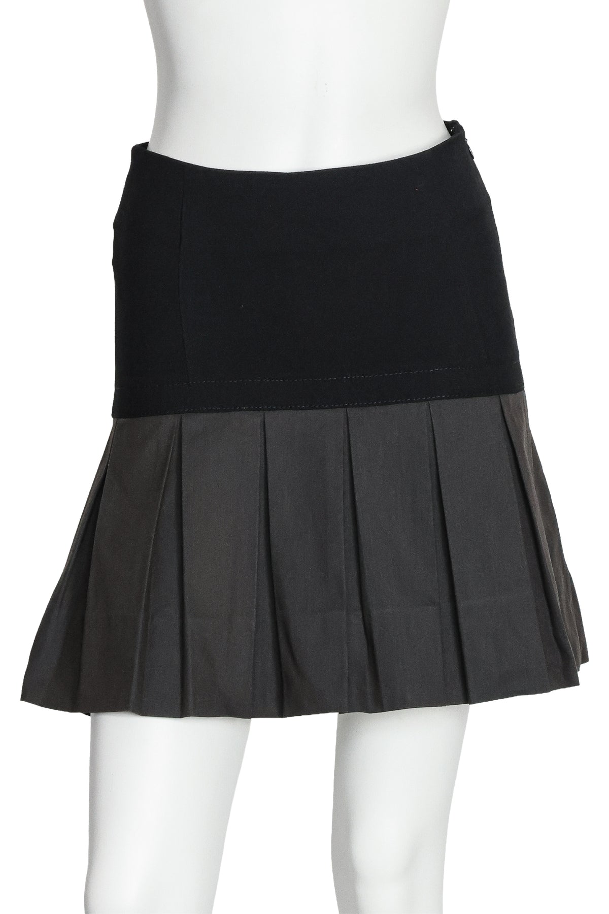 MARNI - A BLACK PLEATED MINI SKIRT, WINTER EDITION 2011