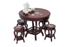 A GROUP OF MINIATURE CHINESE STYLE HARDWOOD FURNITURE