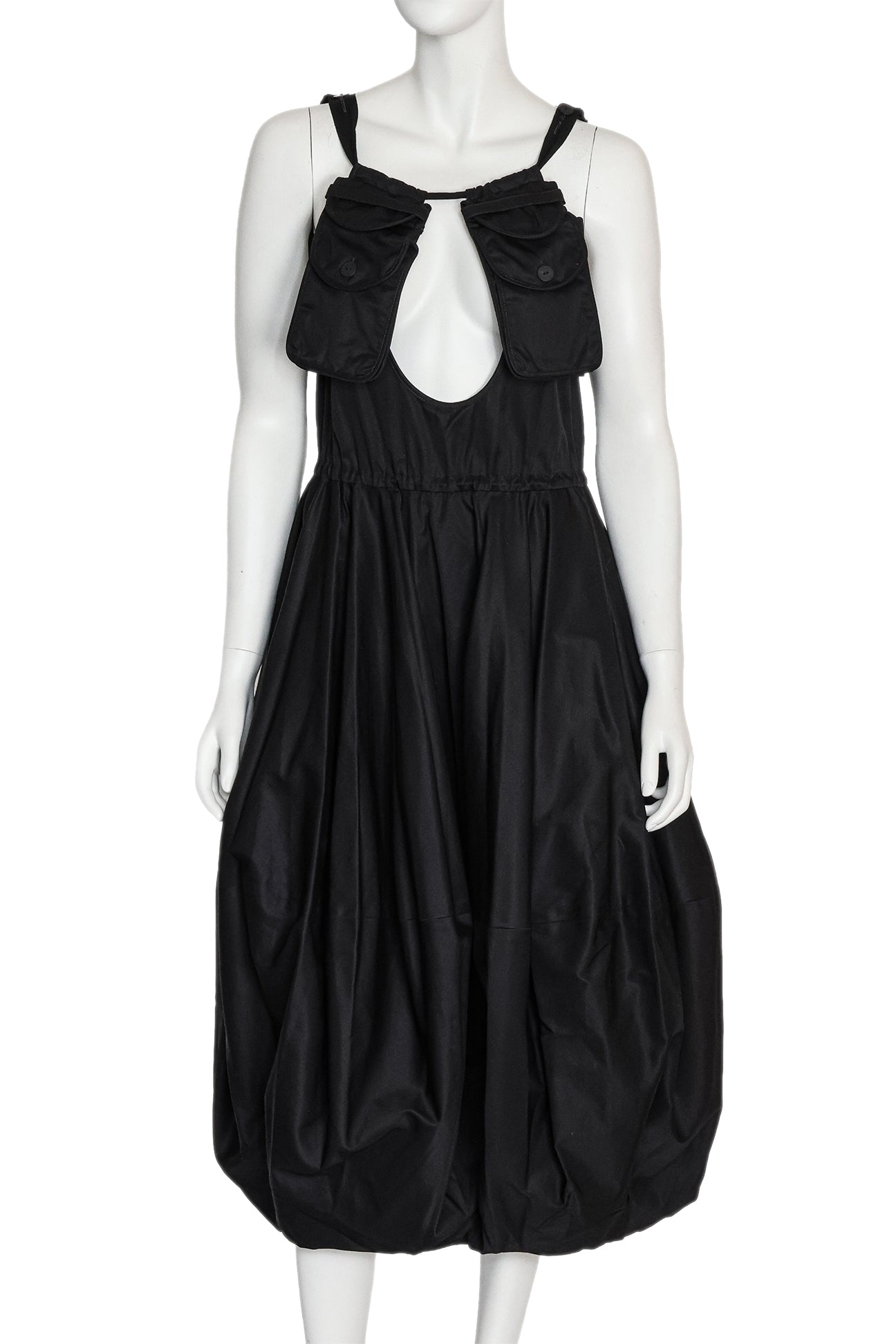 J.W. ANDERSON - A SLEEVELESS MAXI DRESS WITH FRONT POCKET DETAIL, FALL RTW 2017