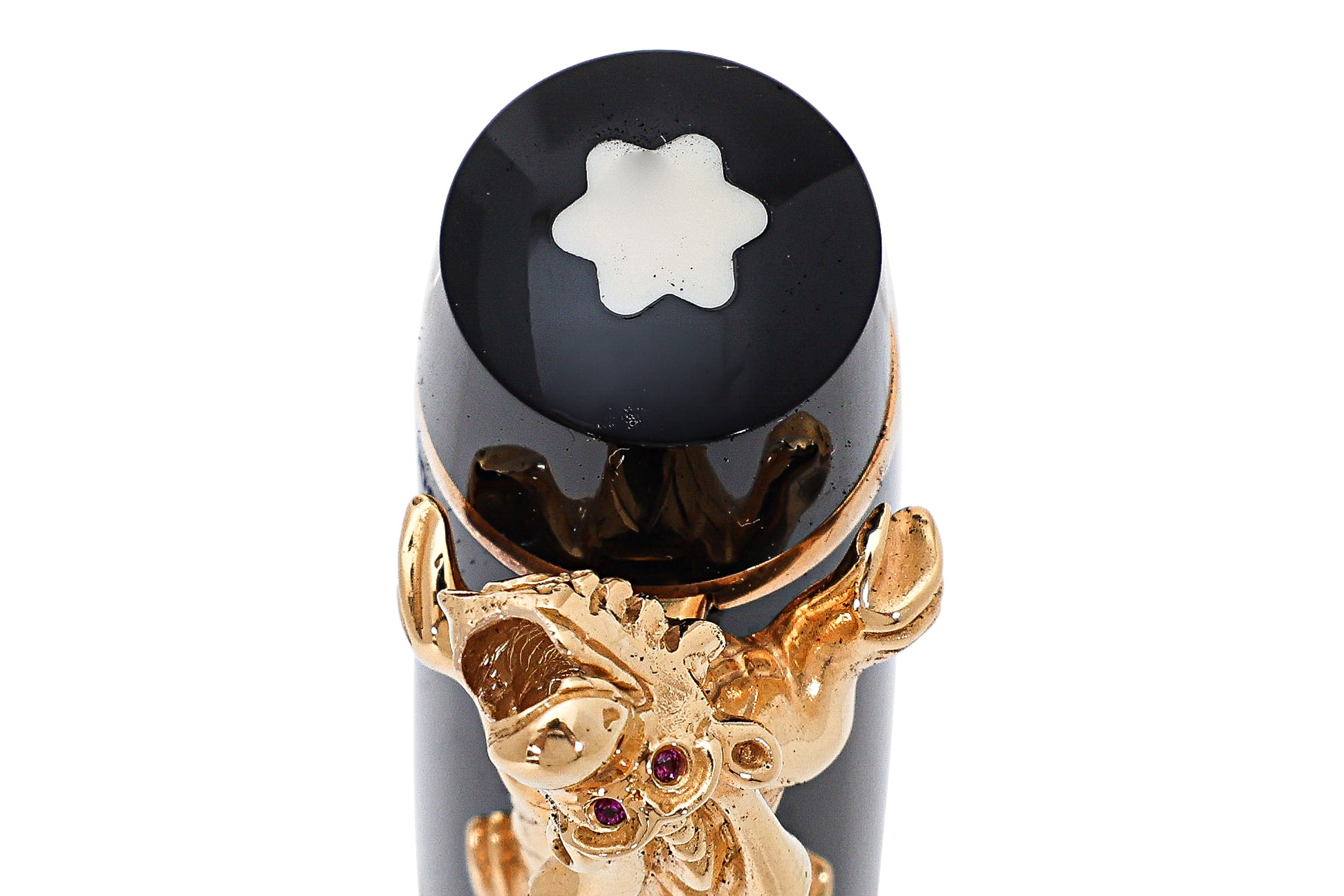 MONTBLANC YEAR OF THE GOLDEN DRAGON 2000 FOUNTAIN PEN