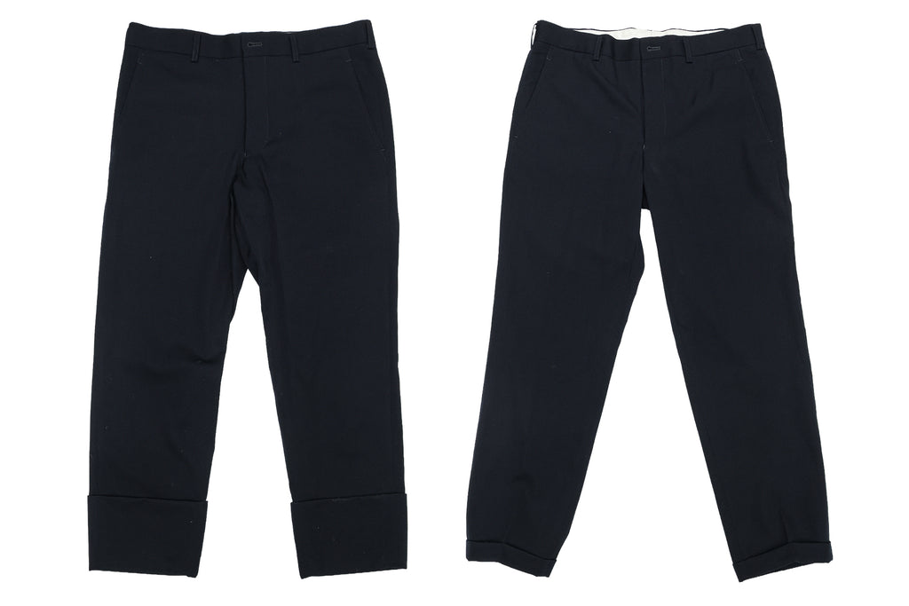 COMME DES GARCONS HOMME PLUS - TWO BLACK TROUSERS