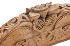 A BURMESE NAGAR CARVED WOODEN PANEL