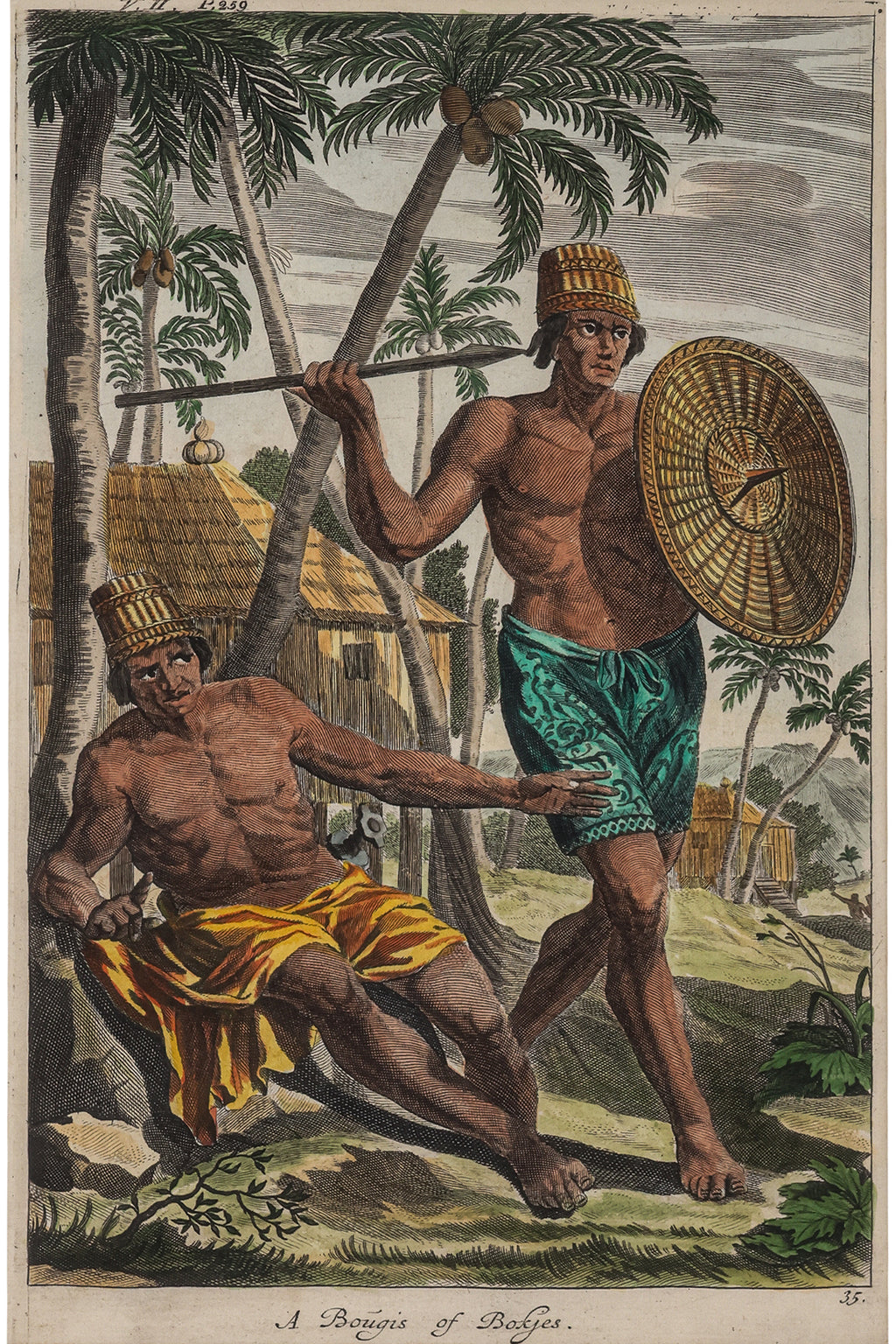 A GROUP OF FOUR INDONESIAN ETHNOGRAPHIC ENGRAVINGS, JOHAN NIEUHOFF, 1732