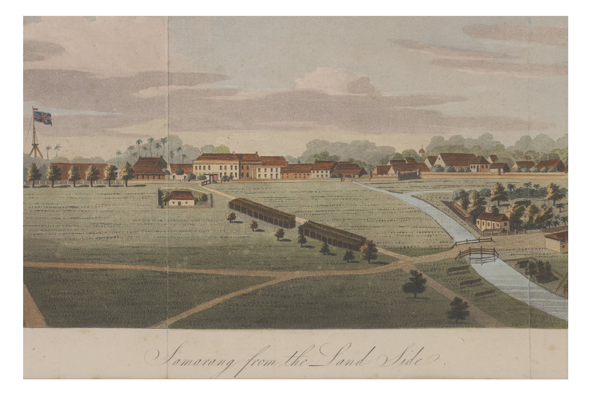 SAMARANG FROM THE LAND SIDE, WILLIAM THORN, 1815