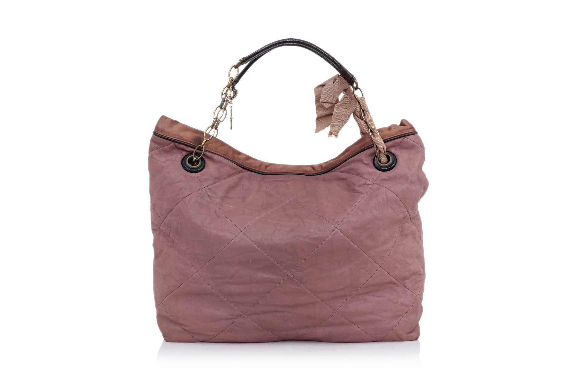 LANVIN - A DUSTY ROSE 'AMALIA' CABAS TOTE
