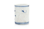 A GROUP OF FIVE CHINESE BLUE AND WHITE PORCELAIN VESSELS