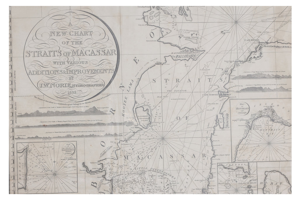 AN EARLY 19TH CENTURY BRITISH MAP OF THE STRAITS OF MACASSAR