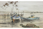 WONG KHEAN CHOON (MALAYSIAN, B. 1942) - JETTY SCENE