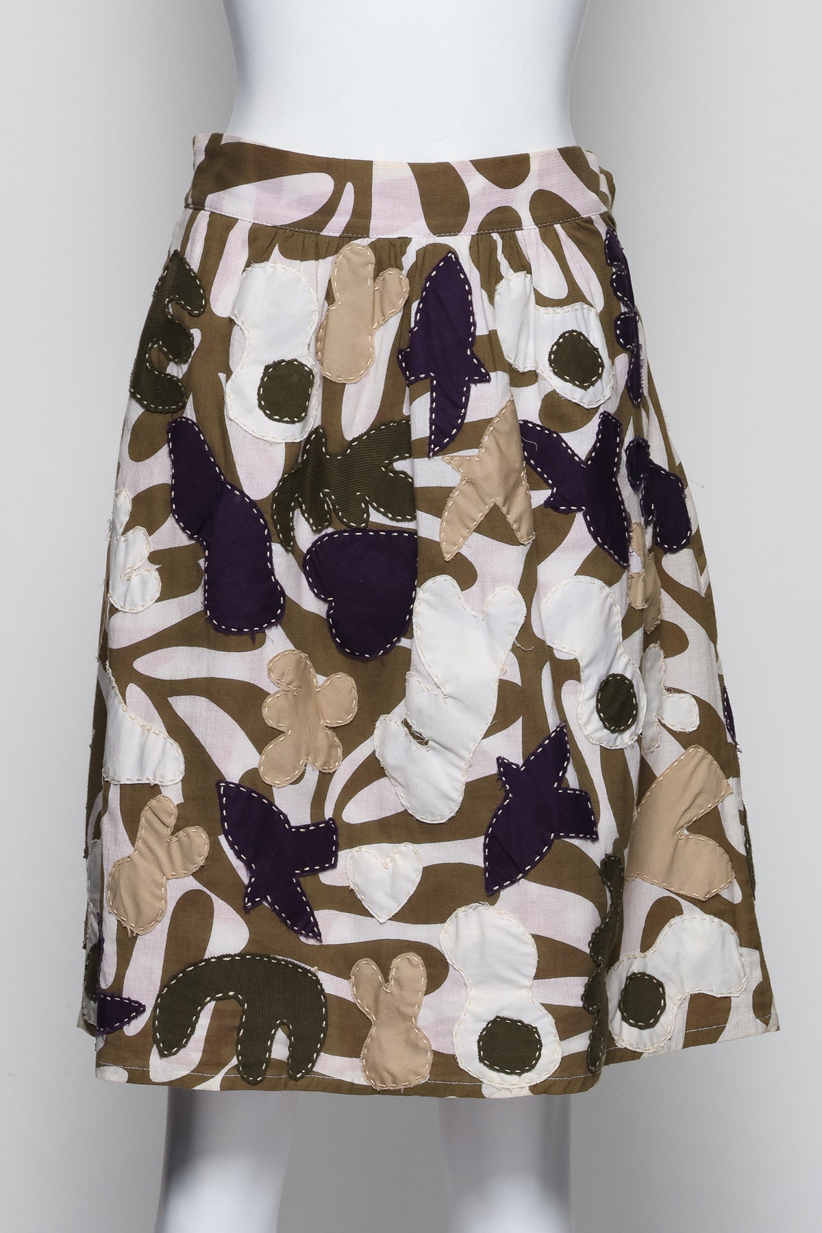 ISABELA CAPETO - AN ABSTRACT APPLIQUE SKIRT | Buy Now at Hotlotz ...