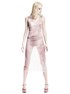 PRADA - A TROMPE L'OEIL 'WET EFFECT' DRESS