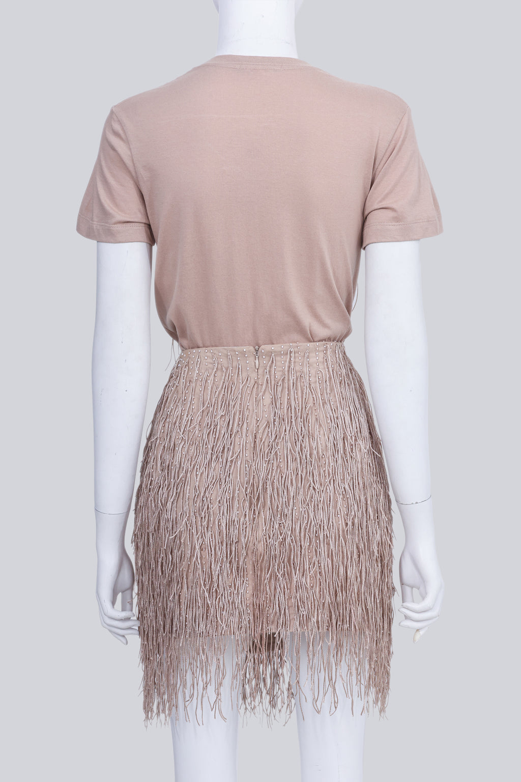 MARKUS LUPFER - A NUDE FRINGED SET