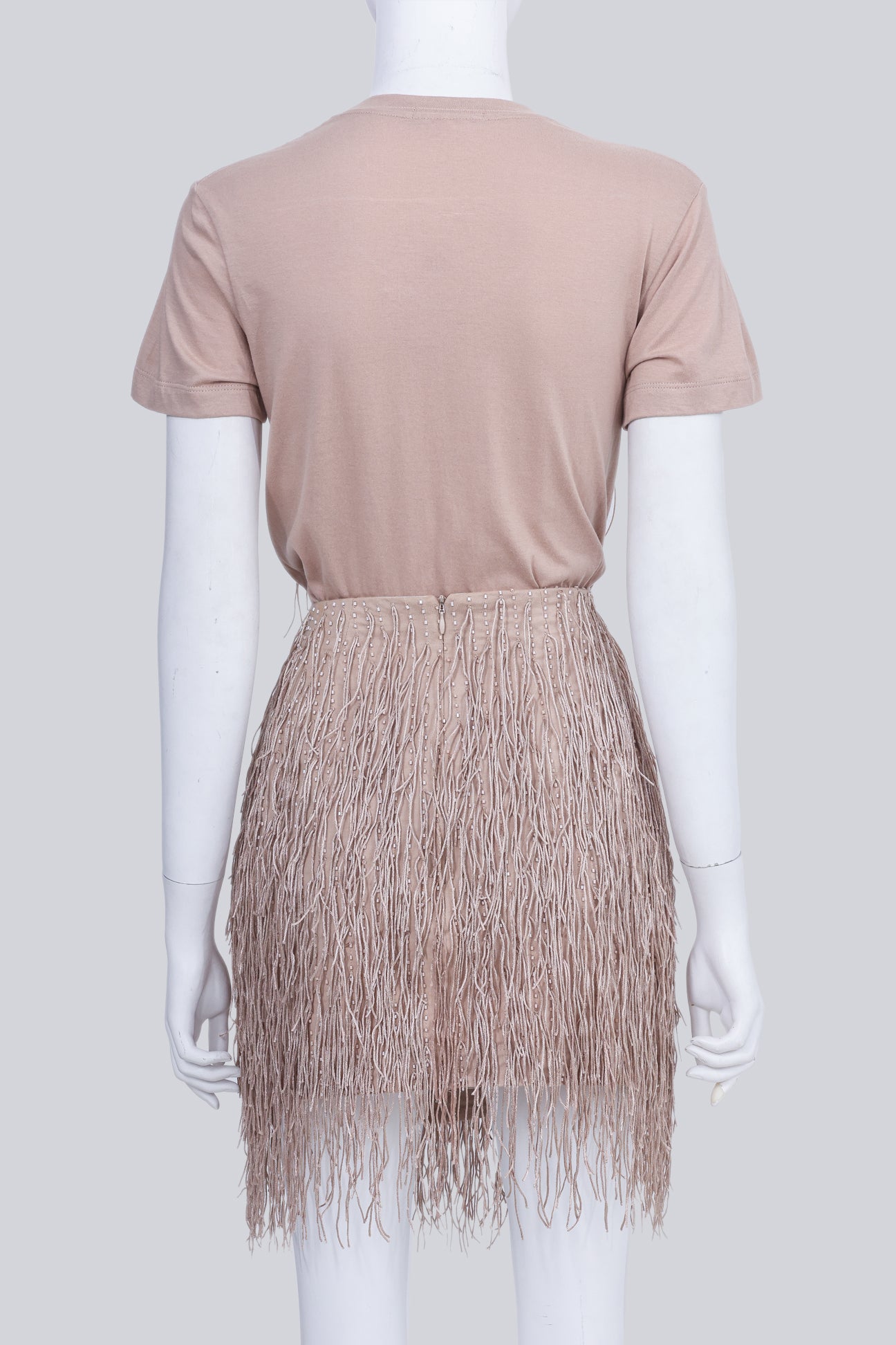MARKUS LUPFER - A NUDE FRINGED SET