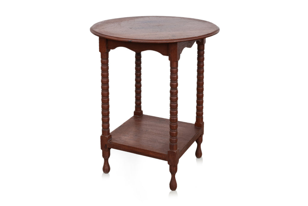 A TEAK SIDE TABLE