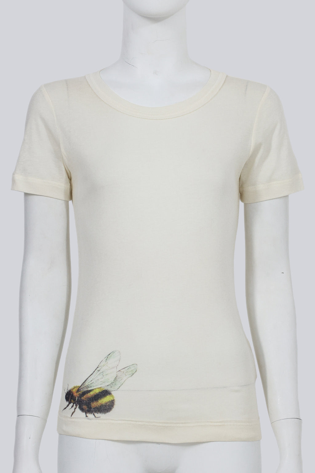 YOHJI YAMAMOTO NOIR - A WHITE BUMBLEBEE SHIRT