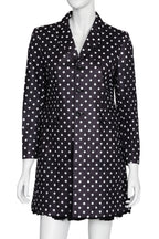 COMME DES GARÇONS - A POLKA DOT JACKET WITH INNER RUFFLE DETAIL, 2013/14