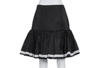 PRADA - A BLACK RUFFLED SKIRT