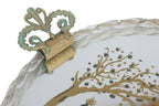 A VENETIAN MIRRORED TRAY