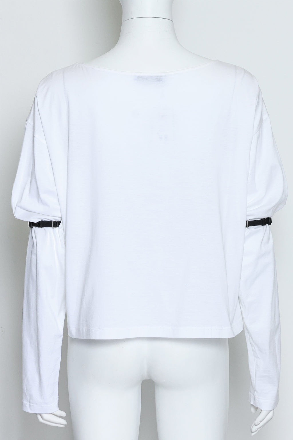 PRADA - A 'RE-NYLON' LONG SLEEVE SHIRT WITH BUCKLE STRAP DETAILS