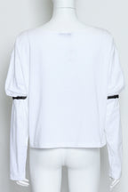 PRADA - A 'RE-NYLON' LONG SLEEVE SHIRT WITH BUCKLE STRAP DETAILS