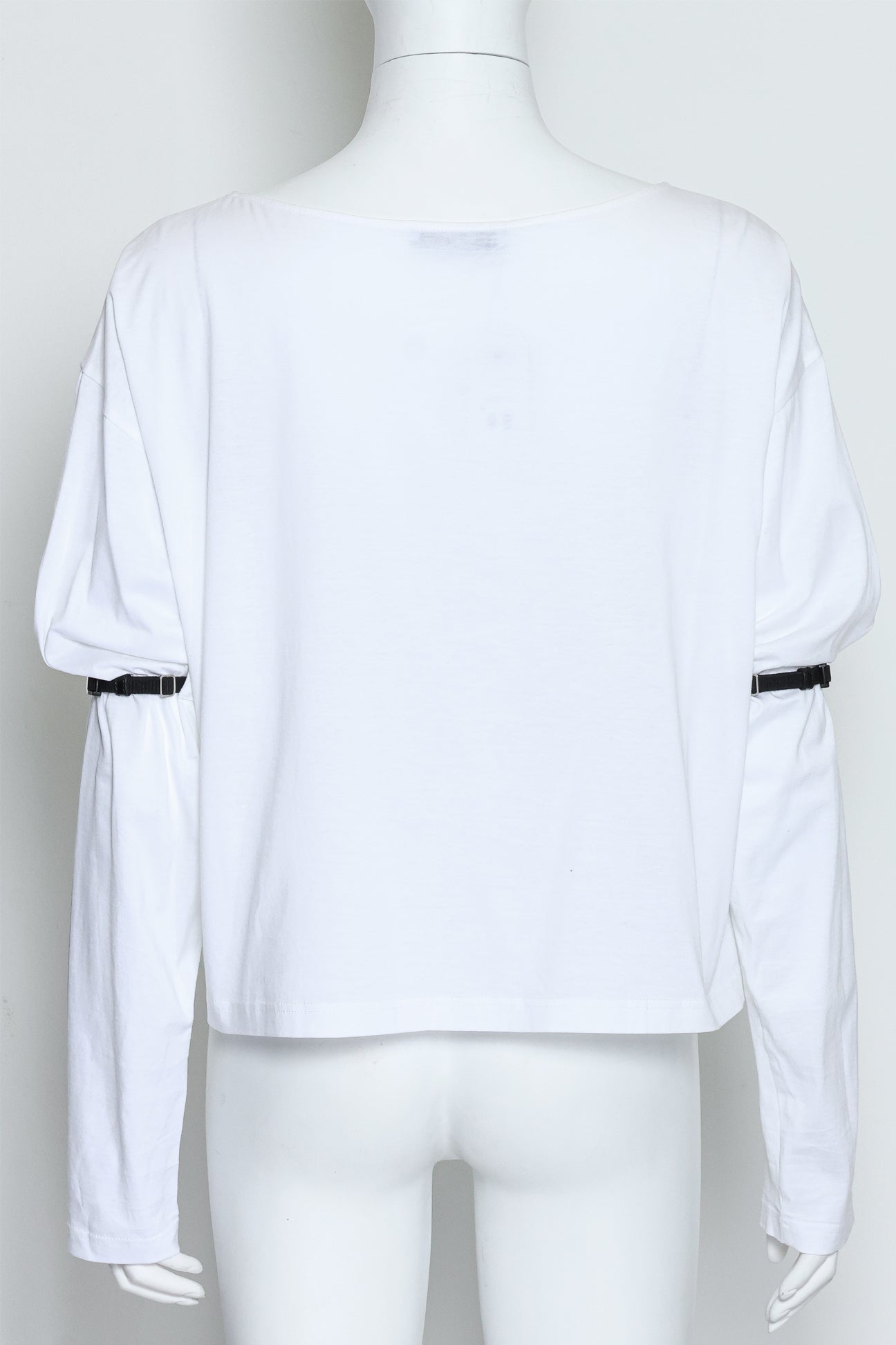 PRADA - A 'RE-NYLON' LONG SLEEVE SHIRT WITH BUCKLE STRAP DETAILS
