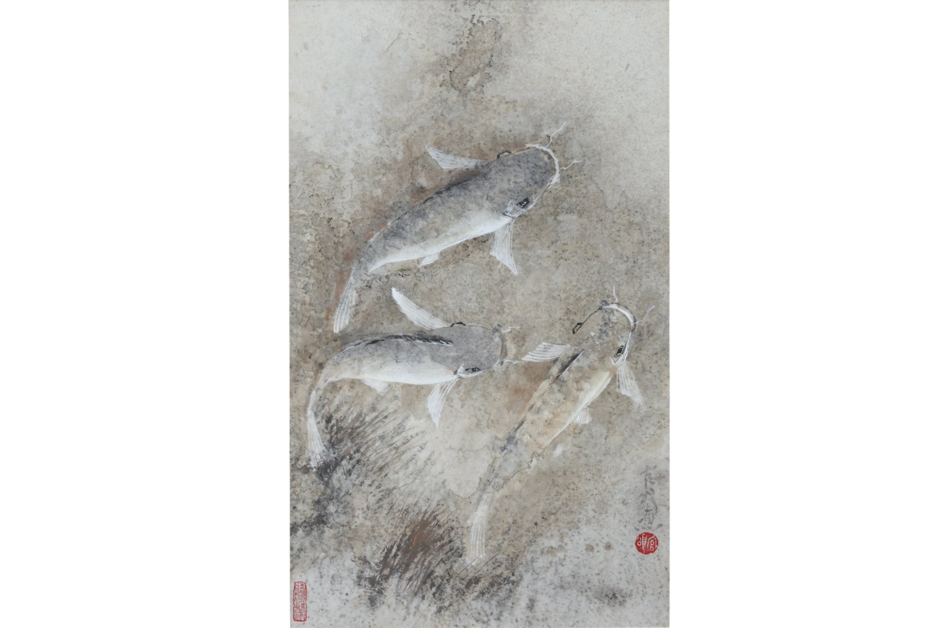 KUAN SOONG (SINGAPOREAN, B. XX) THREE FISHES