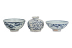 A GROUP OF SIX BLUE AND WHITE WARES