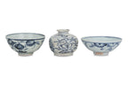 A GROUP OF SIX BLUE AND WHITE WARES