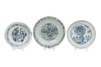 A GROUP OF SIX BLUE AND WHITE WARES