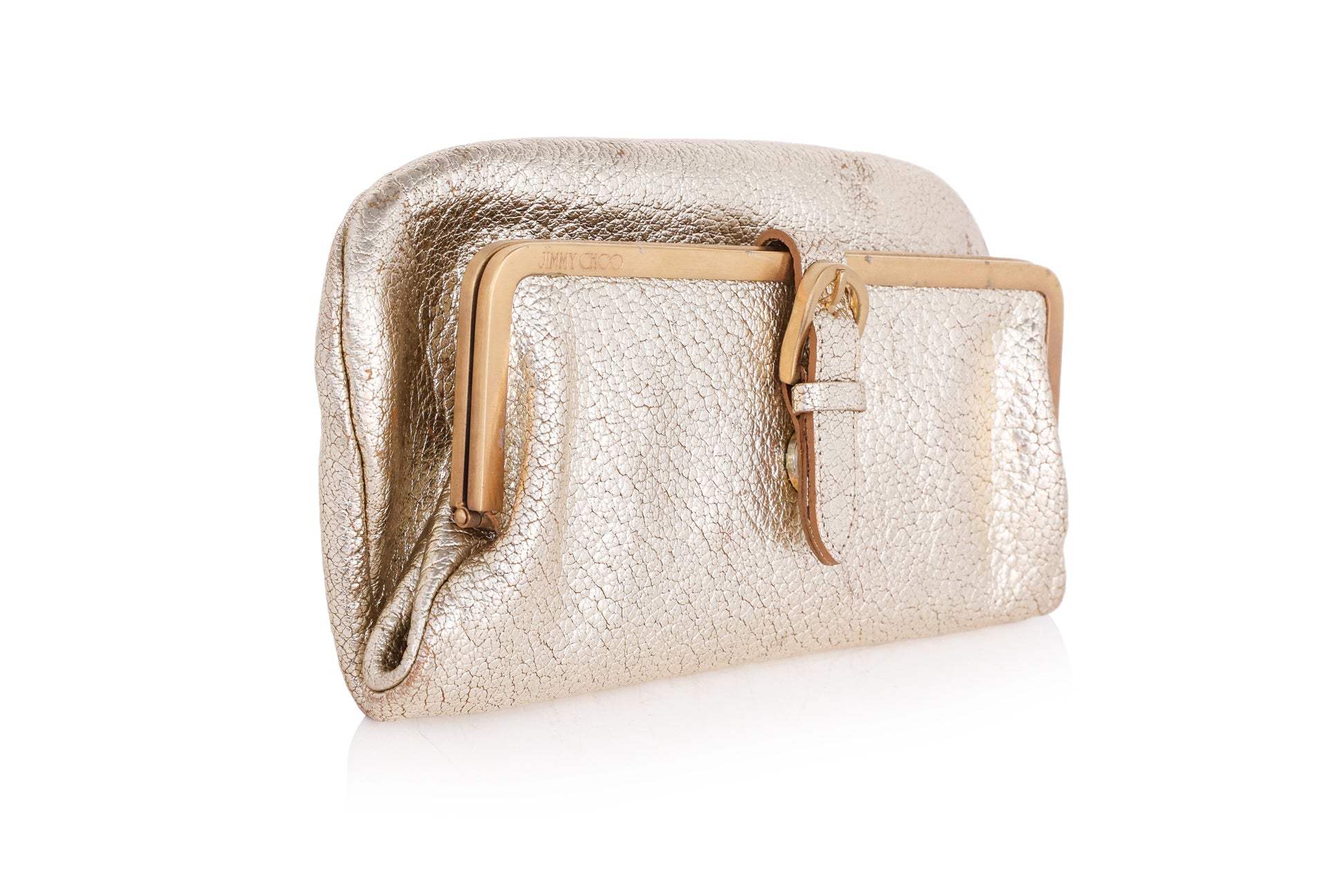 JIMMY CHOO - A GOLD CLUTCH