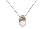 A SOUTH SEA CULTURED PEARL PENDANT ON CHAIN