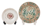 A GROUP OF THREE POLYCHROME WARES