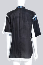 JIL SANDER - A CONTRAST PRINT SHIRT