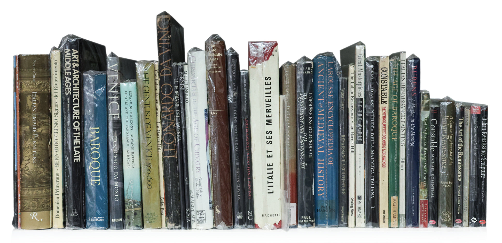 A GROUP OF ART AND HISTORY BOOKS