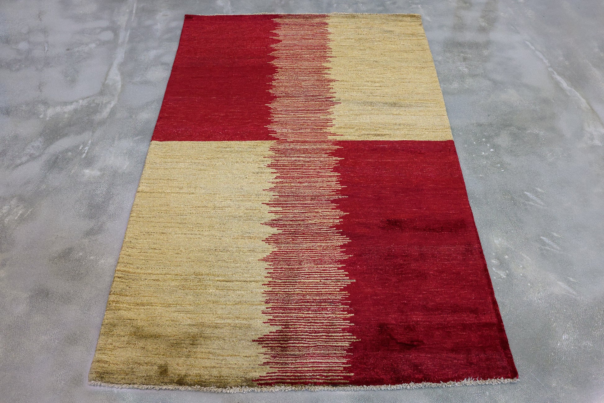 A CONTEMPORARY ZOLLANVARI RUG (243 x 154)