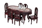 A GROUP OF MINIATURE CHINESE STYLE HARDWOOD FURNITURE