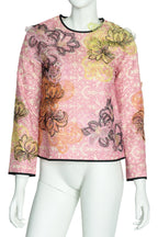 MSGM - AN EMBROIDERED TULLE TOP
