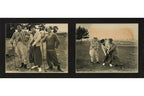 A GROUP OF FIVE ASSORTED GOLF MEMORABILIA PRINTS