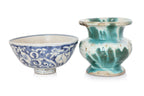 A GROUP OF THREE CERAMIC WARES