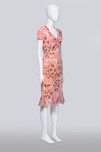 JOHN GALLIANO - A PINK FLORAL SET