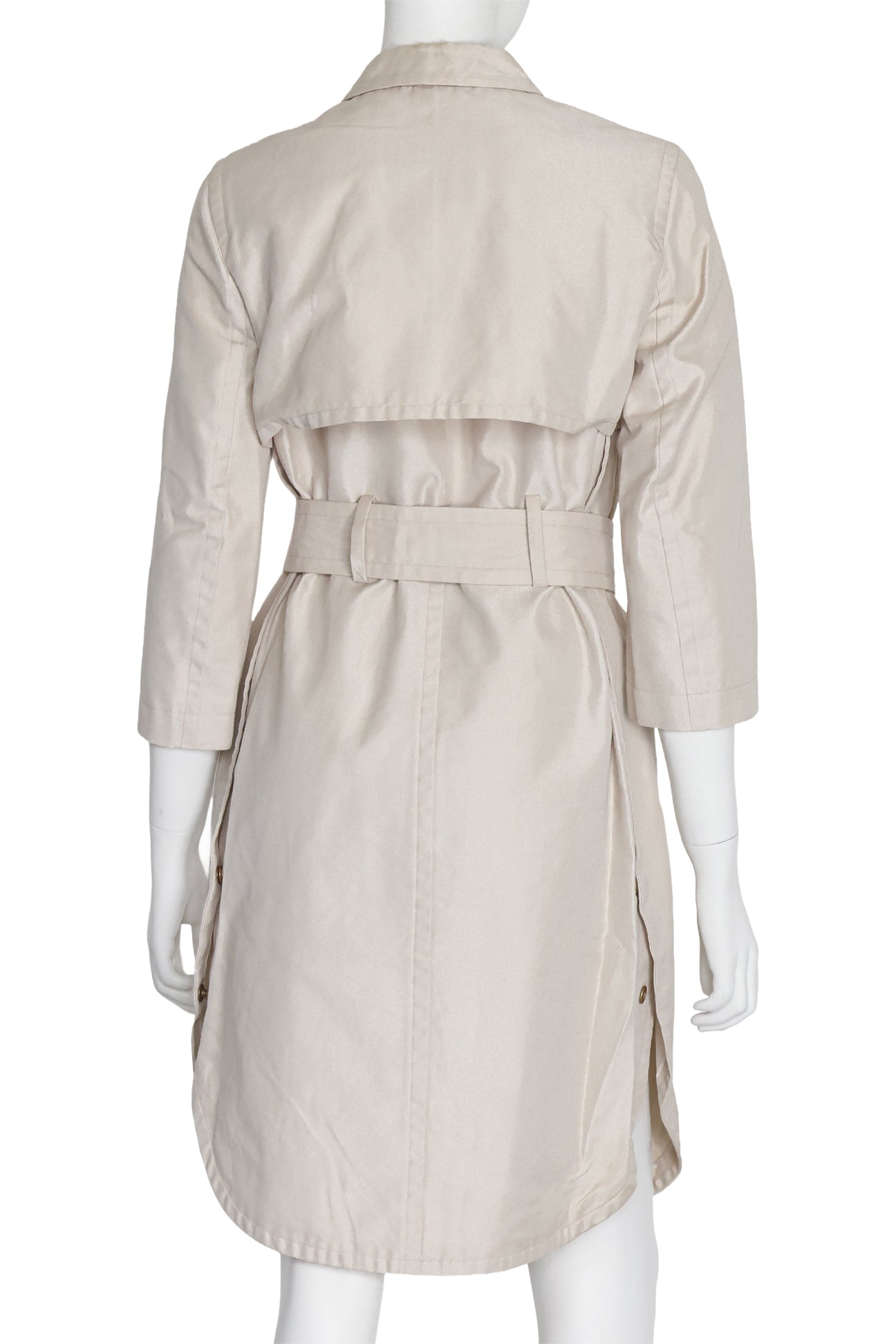 CALVIN KLEIN COLLECTION - A BELTED TRENCH COAT