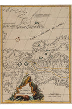 TWO EARLY HAND-COLOURED AND ENGRAVED MAPS OF TIBET, JEAN B. B. D'ANVILLE, 1737