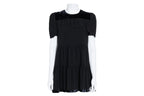 A PRADA BLACK RUFFLE DRESS